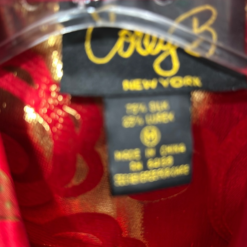 Cory B Red Blouse